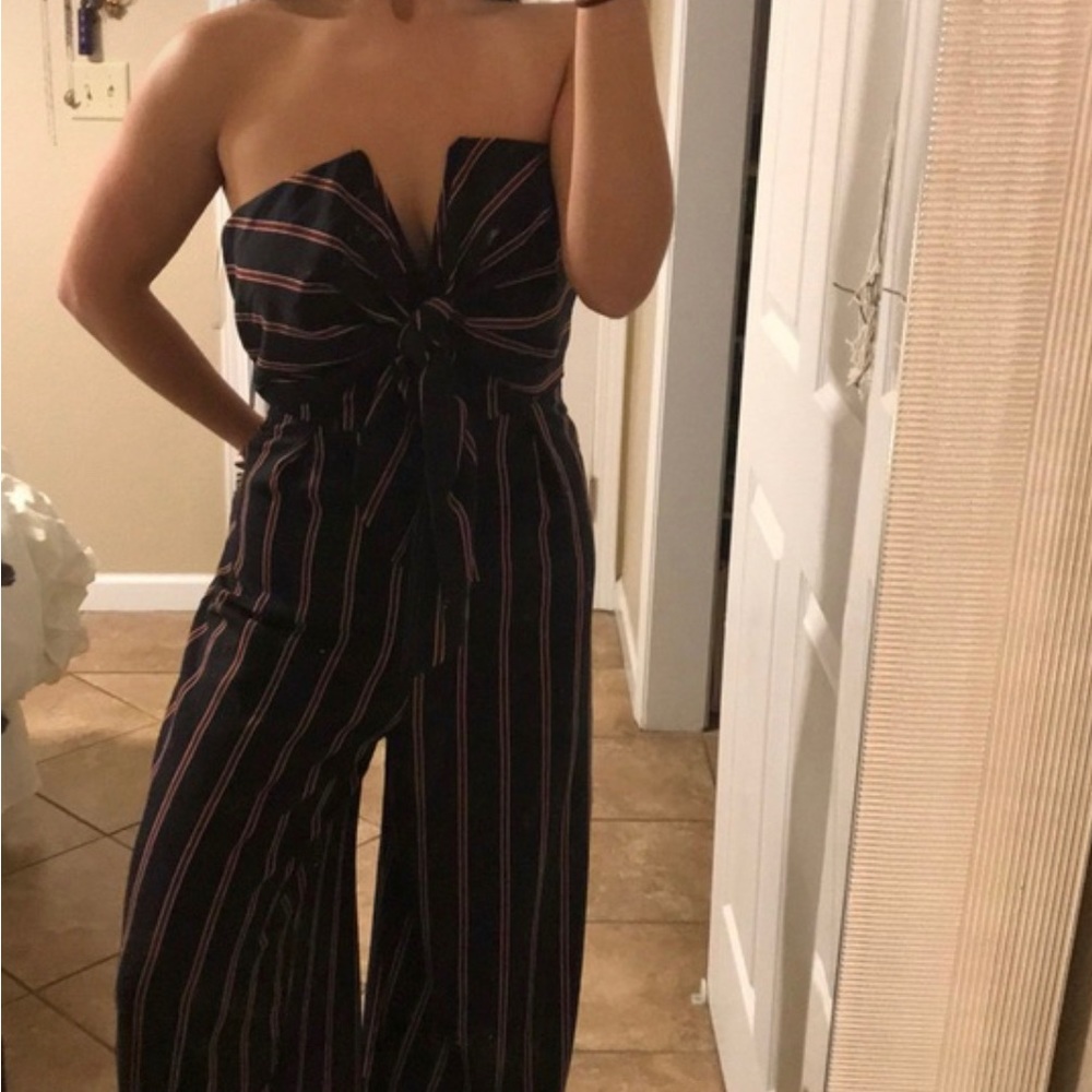 CHARLOTTE RUSSE PLUS SIZE TUB JUMPSUIT